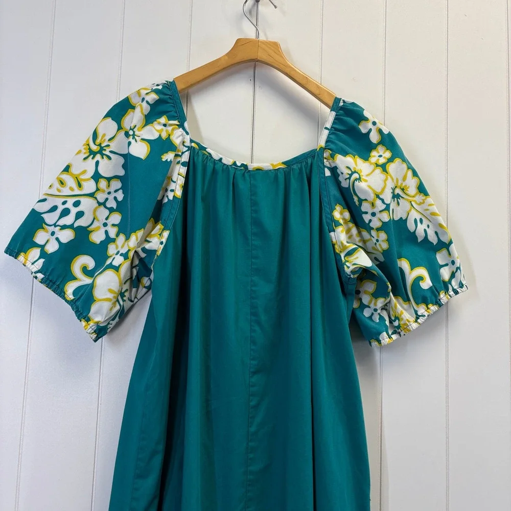 Vintage Sun Babies Women Tropical Hawaiian Dress Size OS Beach Island Resort - Picture 10 of 11